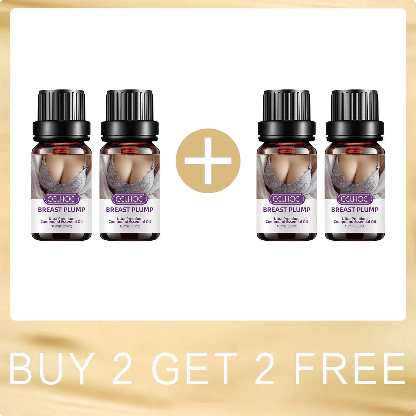 EELHOE Breast Firming & Lifting Massage Oil – Natural Plant Formula, 10ml Body Oil Peaceful Pleasures Health and Wellness Buy 2 for 2 Free
