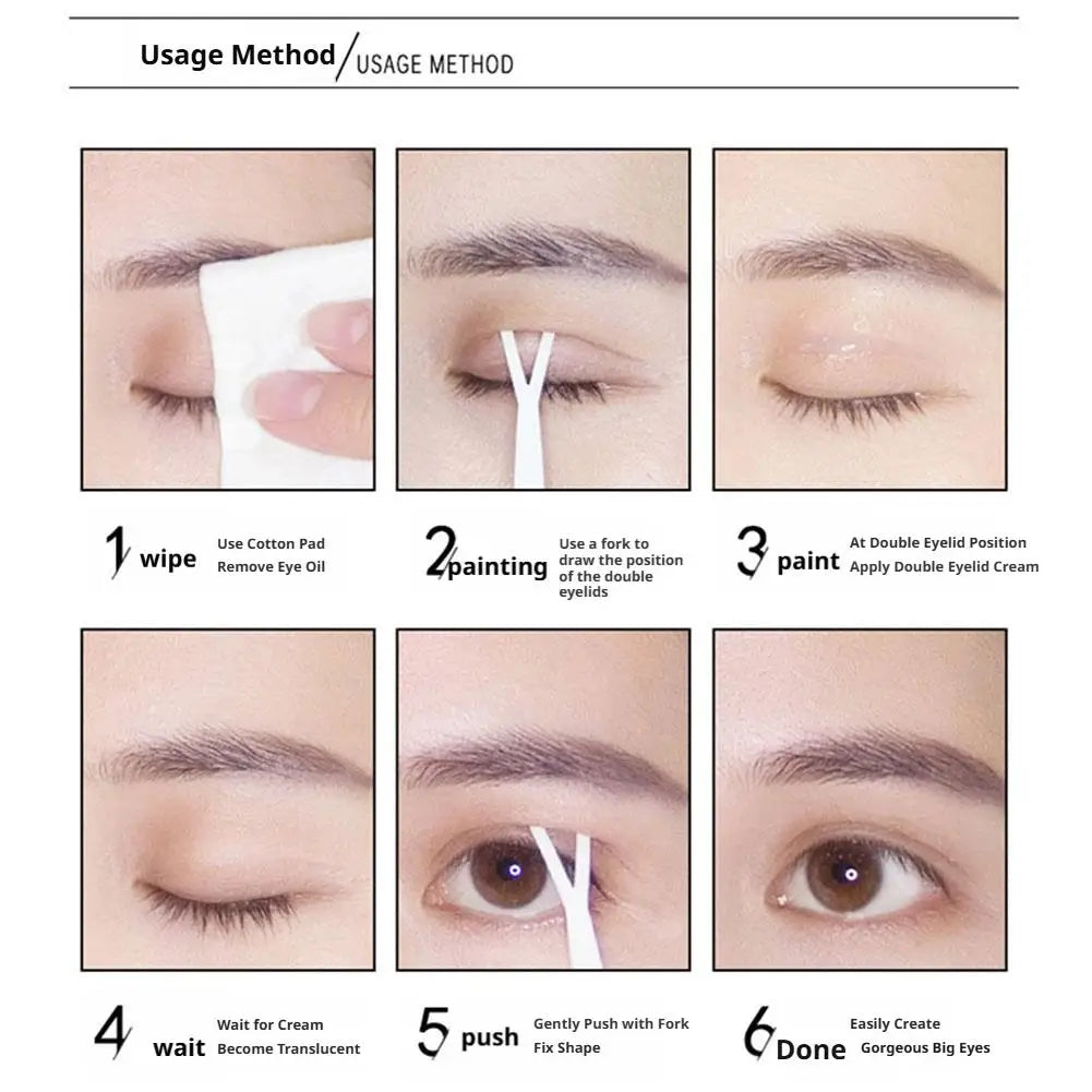 Invisible Double Eyelid Shaping Cream 3g – 24H Waterproof