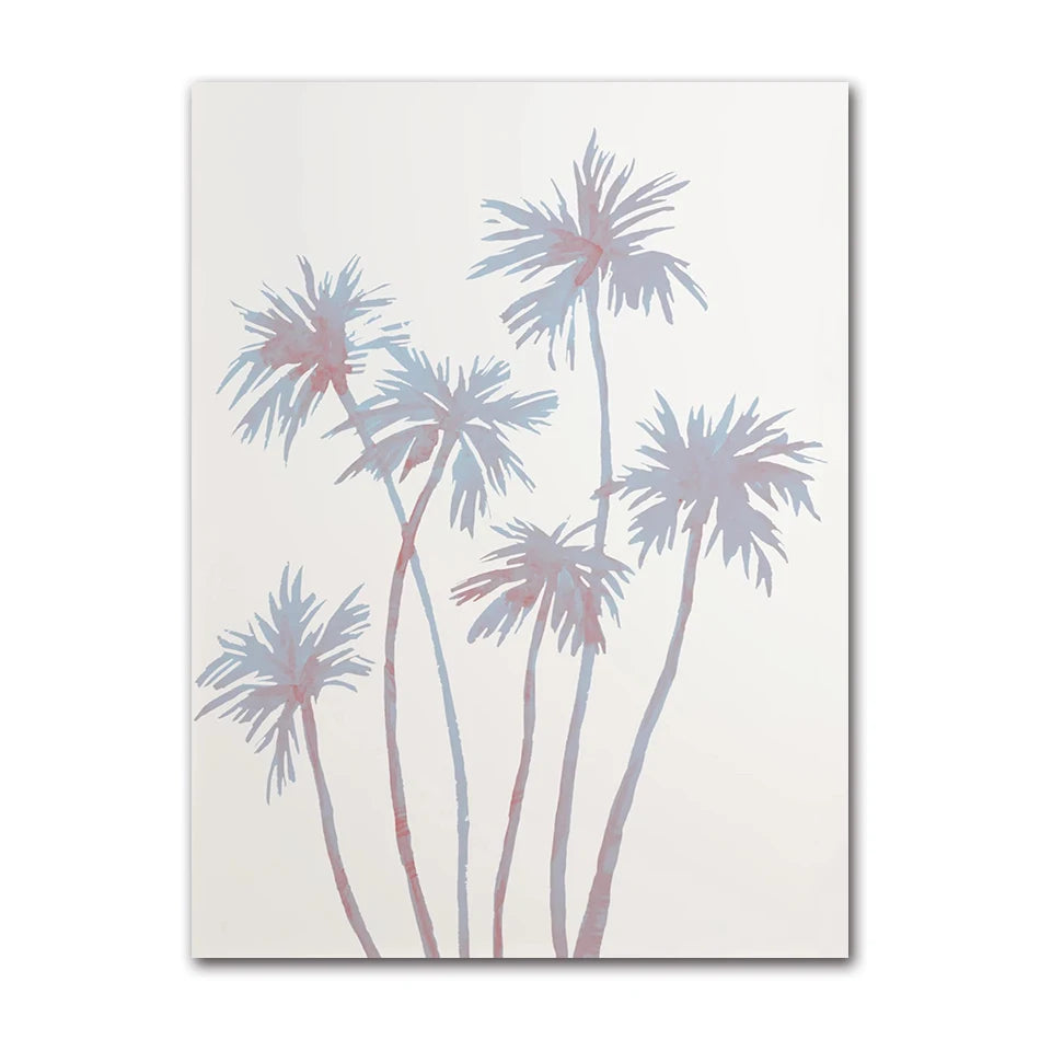 Coastal Blue Beach Antique Shell Sketch Poster, Starfish Jellyfish Conch Oil Painting Print, Wall Art for Kids Room Home Decor Peaceful Pleasures Health and Wellness 82052-13 50x70cm Unframed