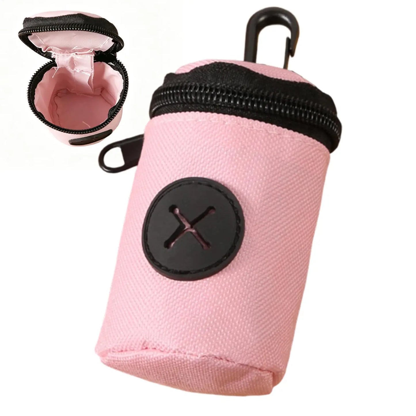 Portable Dog Poop Bag Dispenser & Holder with Clip