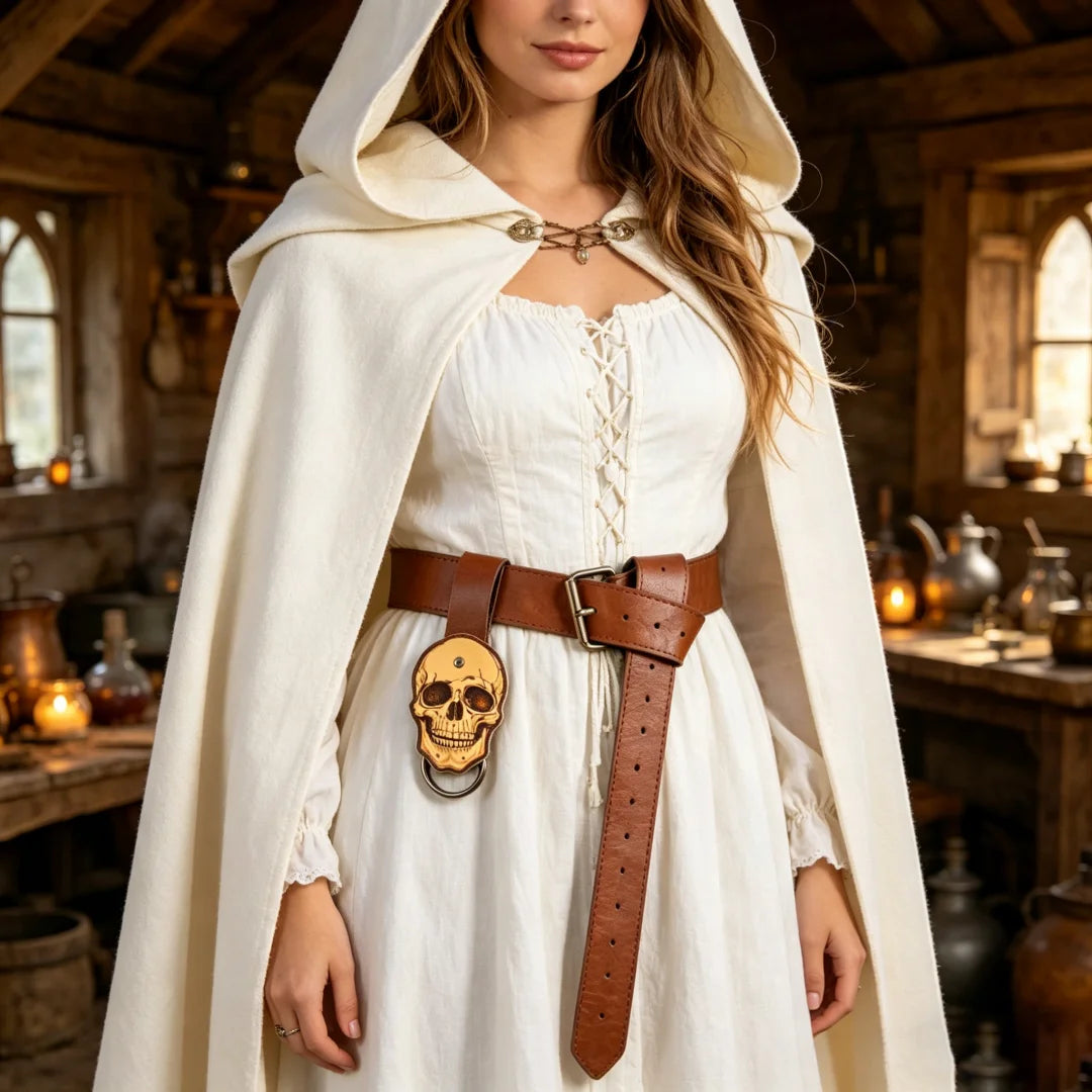 Viking Middle Renaissance Period Costume Belt PU Leather Outdoor