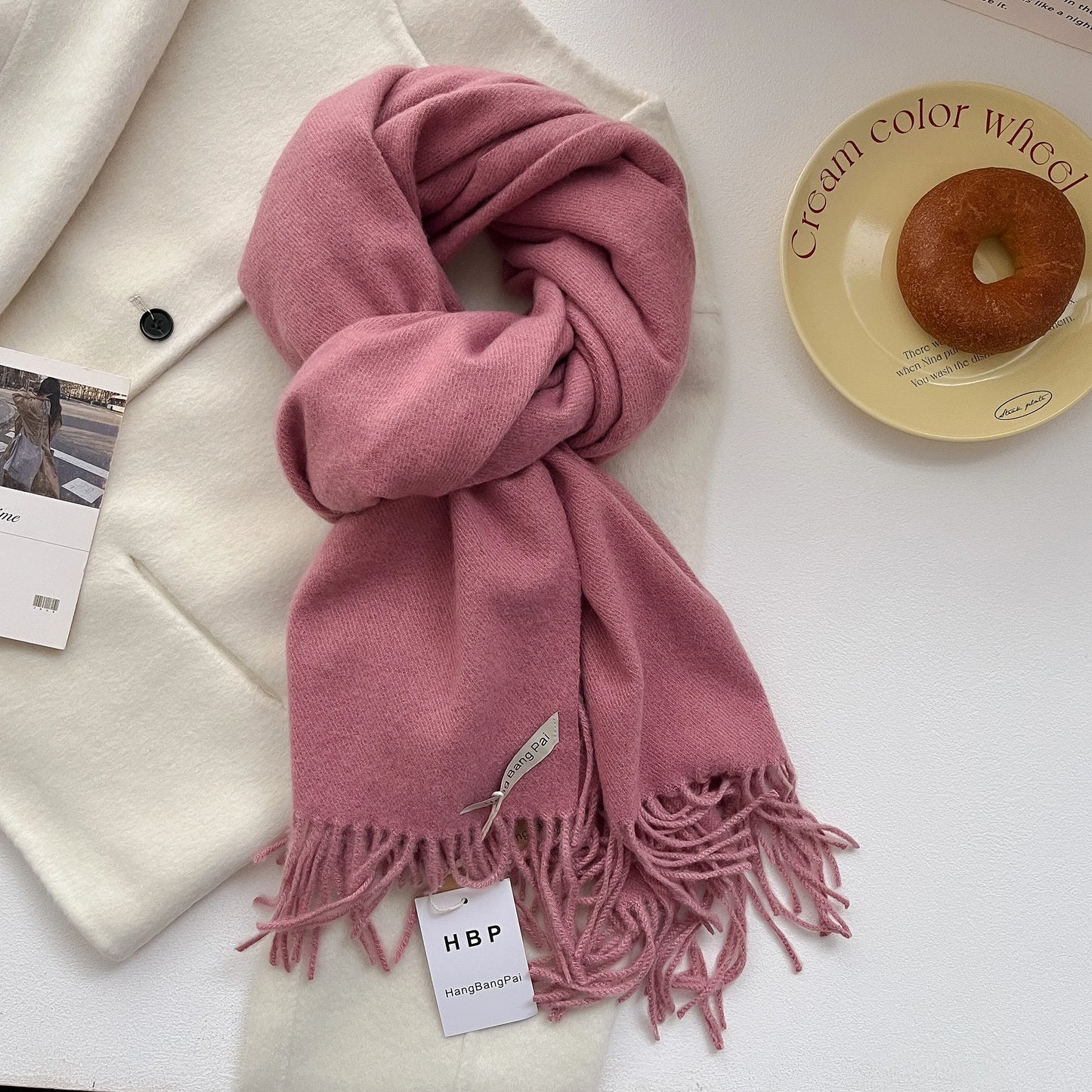 Women's Long Knit Winter Scarf – Shawl Wrap & Pashmina