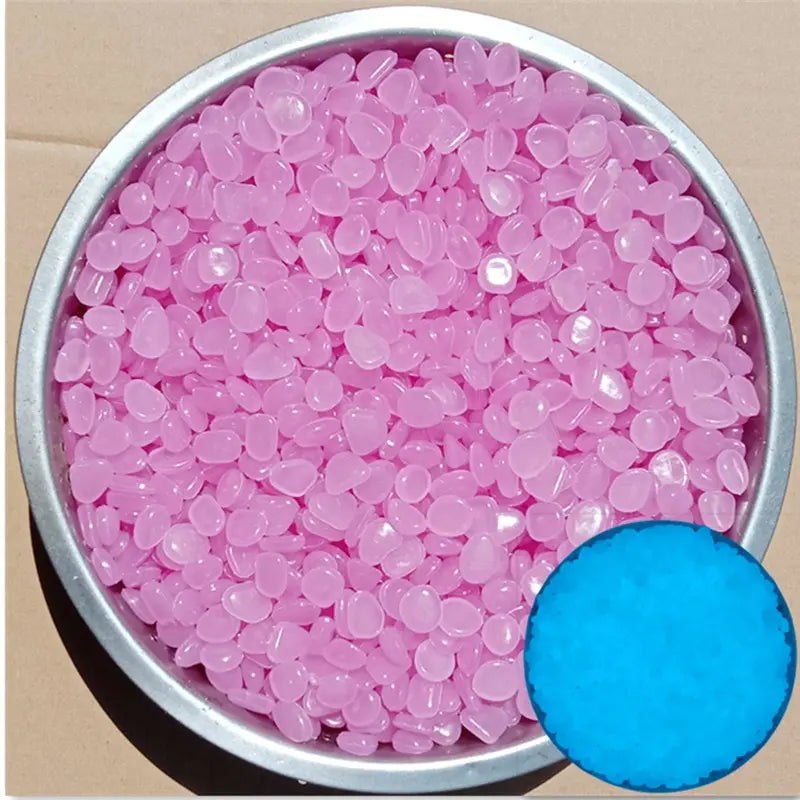 200Pcs Glow in the Dark Garden Pebbles – Path & Aquarium Decor
