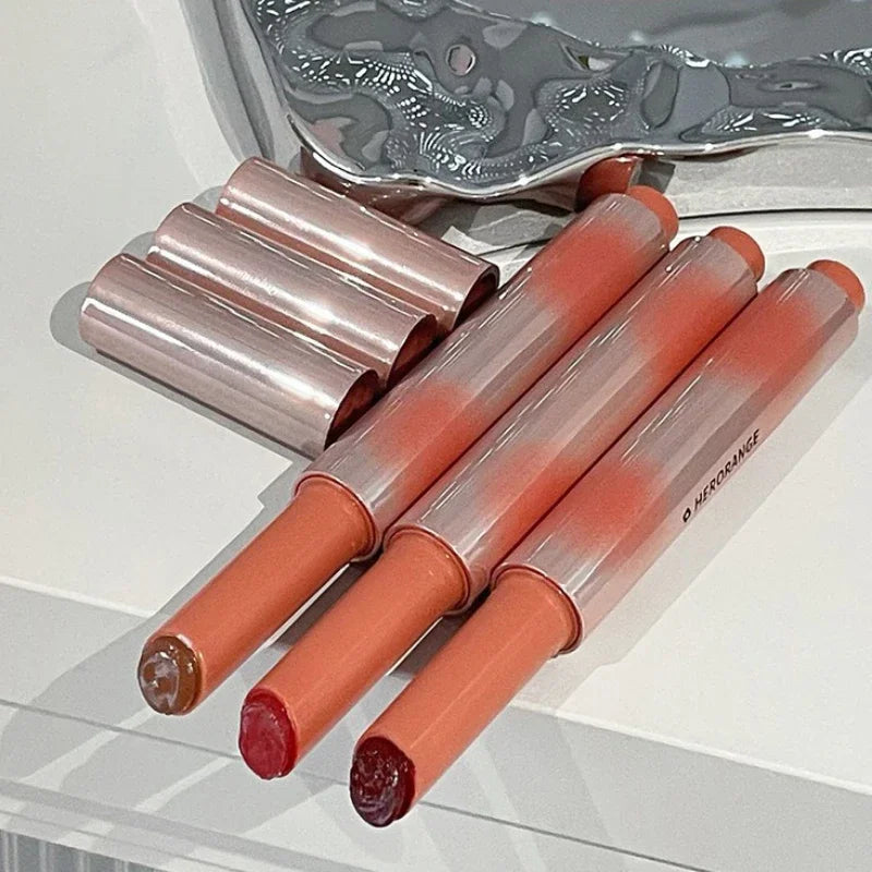 Strawberry Jelly Lipstick Mirror Gloss Tint | K-Beauty Moisturizing