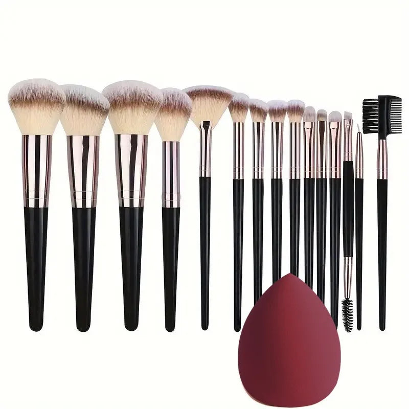 RUNTOIN Makeup Brush Set 3-20PCS – Foundation, Blush & Eye