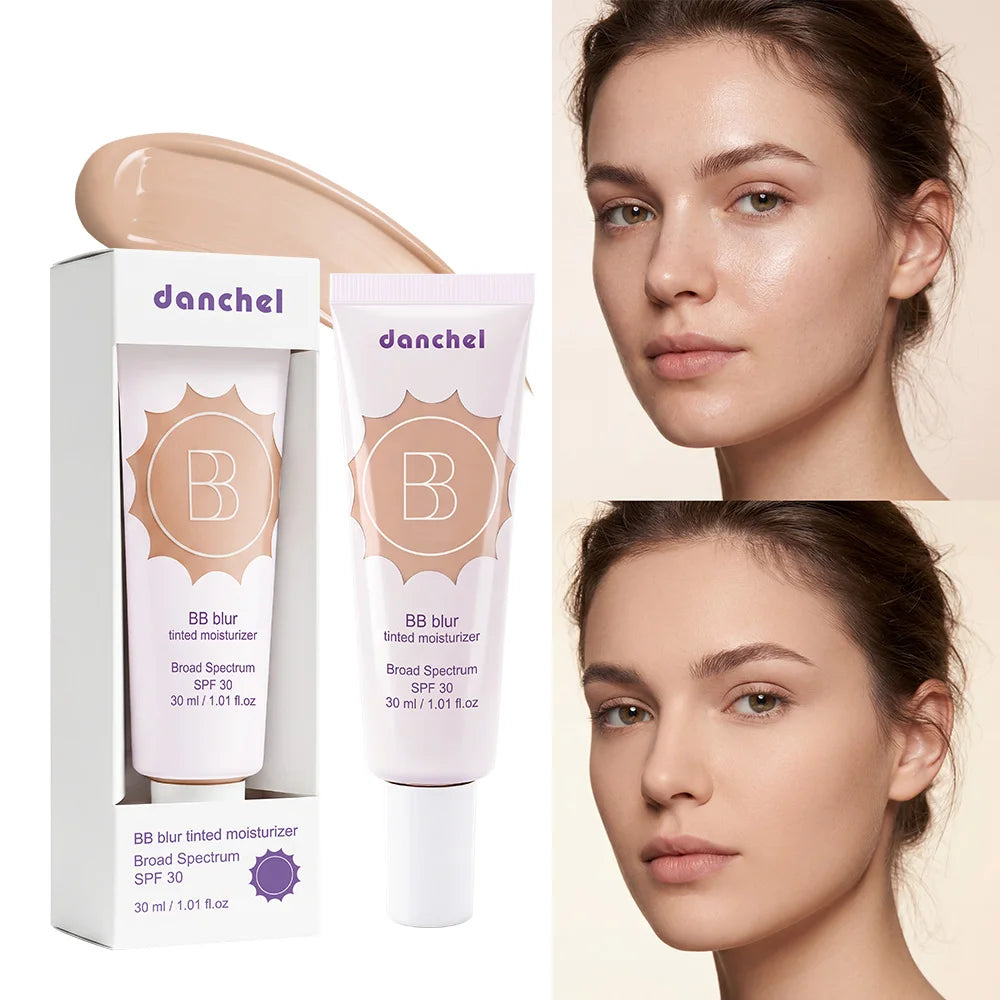 SPF30 BB Blur Tinted Moisturizer Medium Coverage Even Skin Tone Lightweight Sun Protection Face Makeup Peaceful Pleasures Health and Wellness