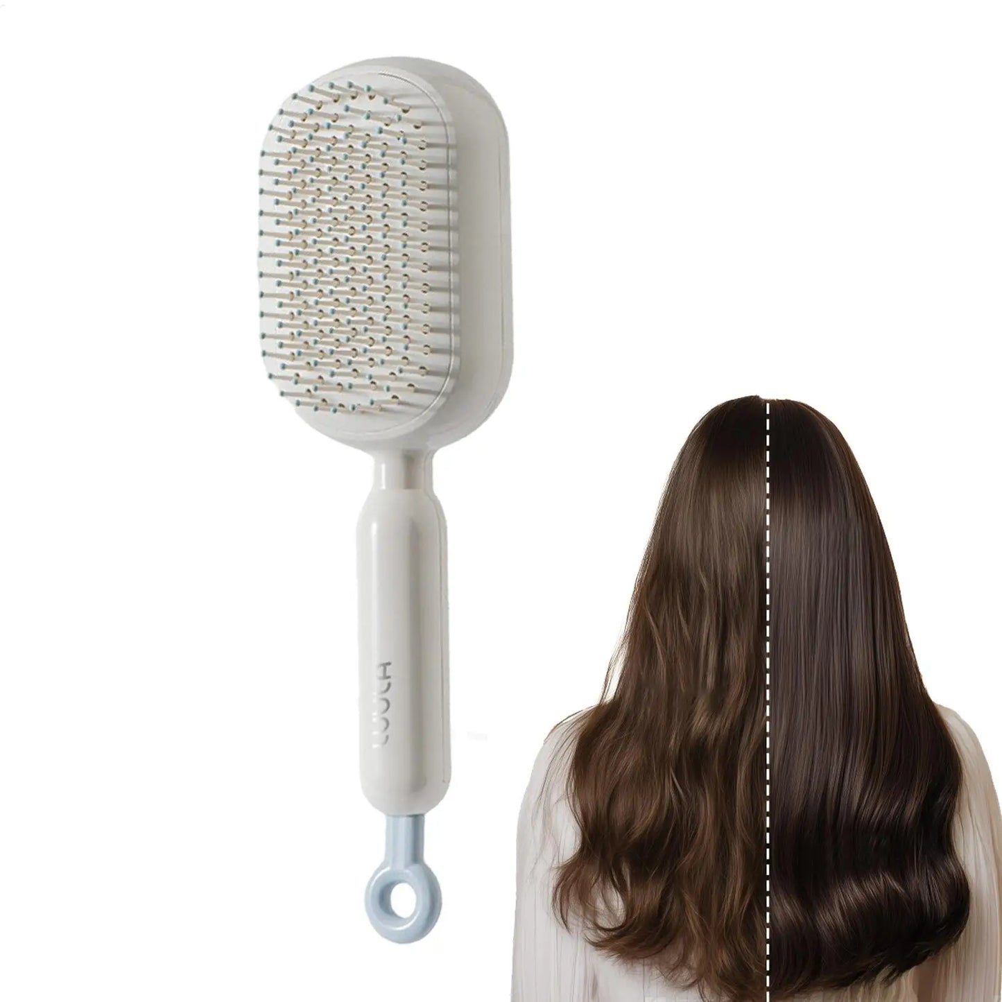 Air Cushion Scalp Massage Brush – Detangling Anti-Static Comb