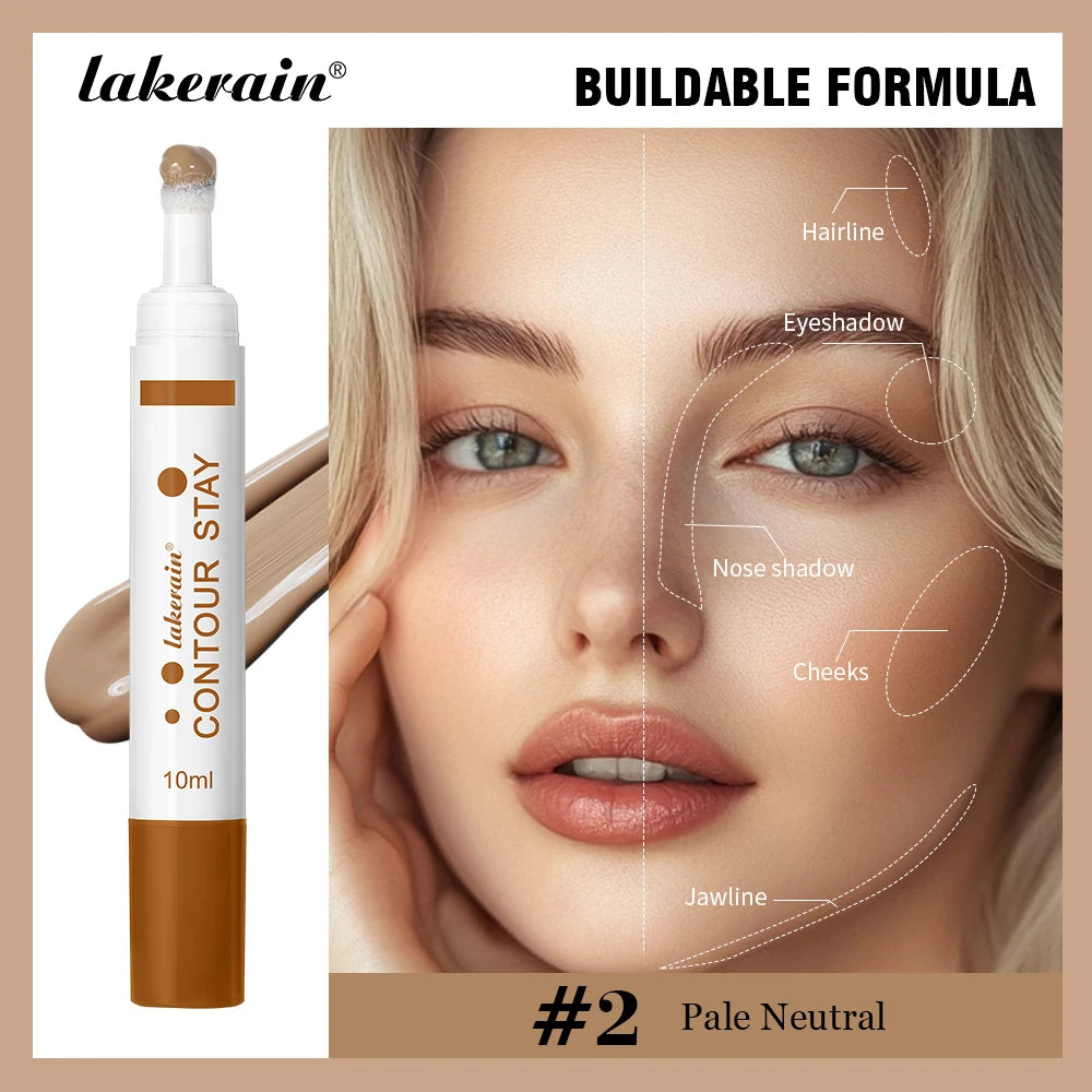 6 Colors Liquid Contour Long Wear Bronzer Cream Contour Makeup Long Lasting Nourishing Hydrating Face Contour 6 Colors Peaceful Pleasures Health and Wellness