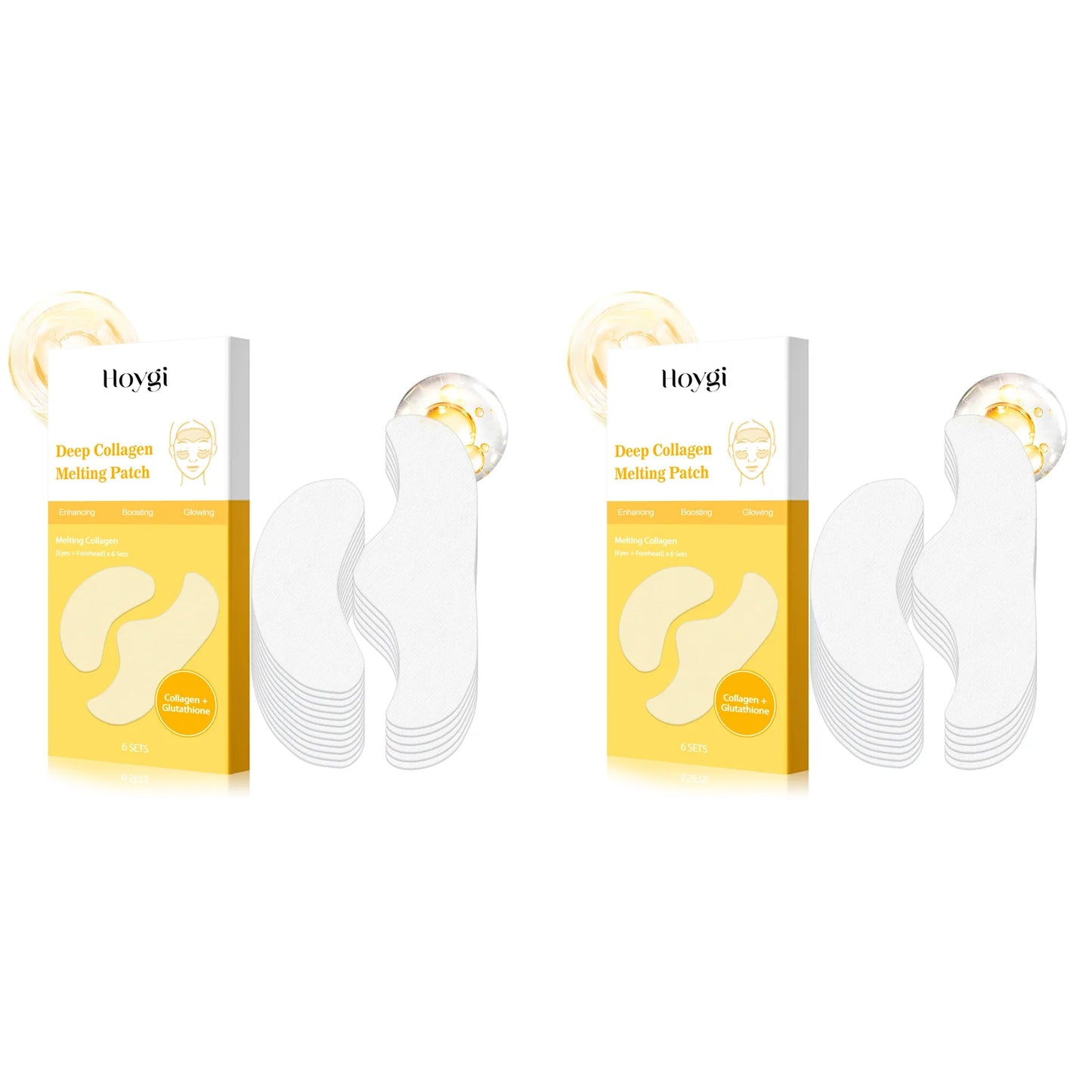 Collagen Water-Soluble Eye & Face Patches – Firming & Hydrating