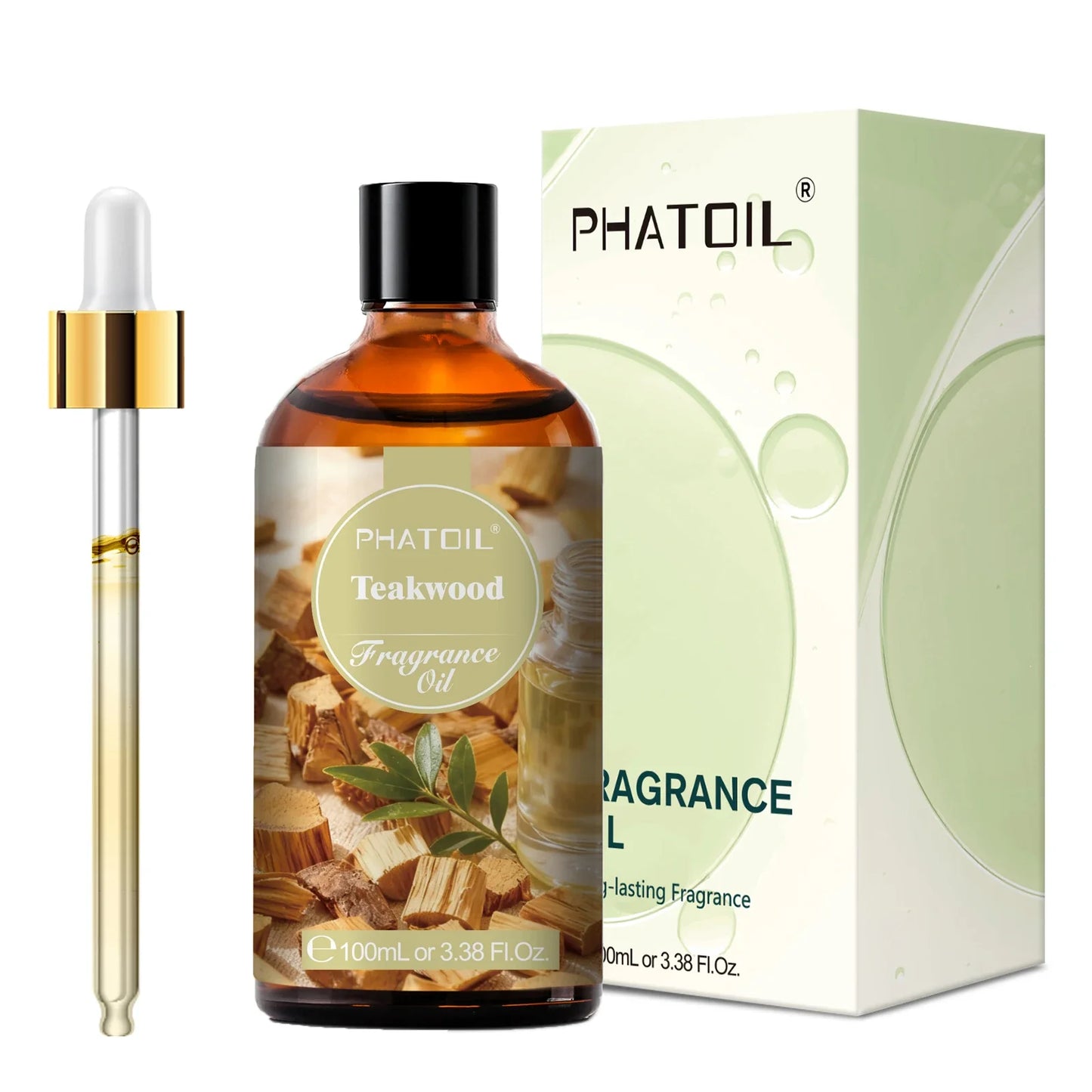 PHATOIL 100ml Fragrance Oil – Oud, Vanilla, Amber & Teakwood