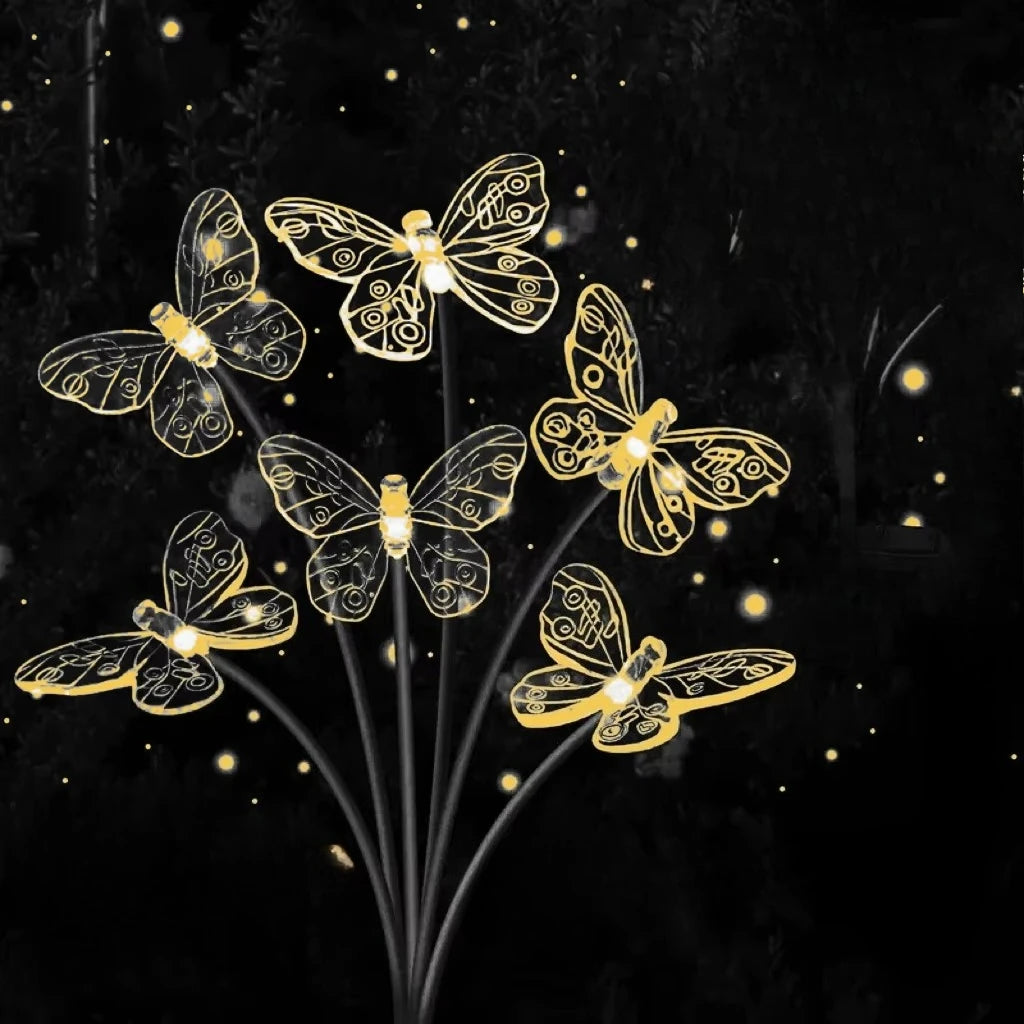 Solar Butterfly Garden Lights – Waterproof Christmas Outdoor Decor