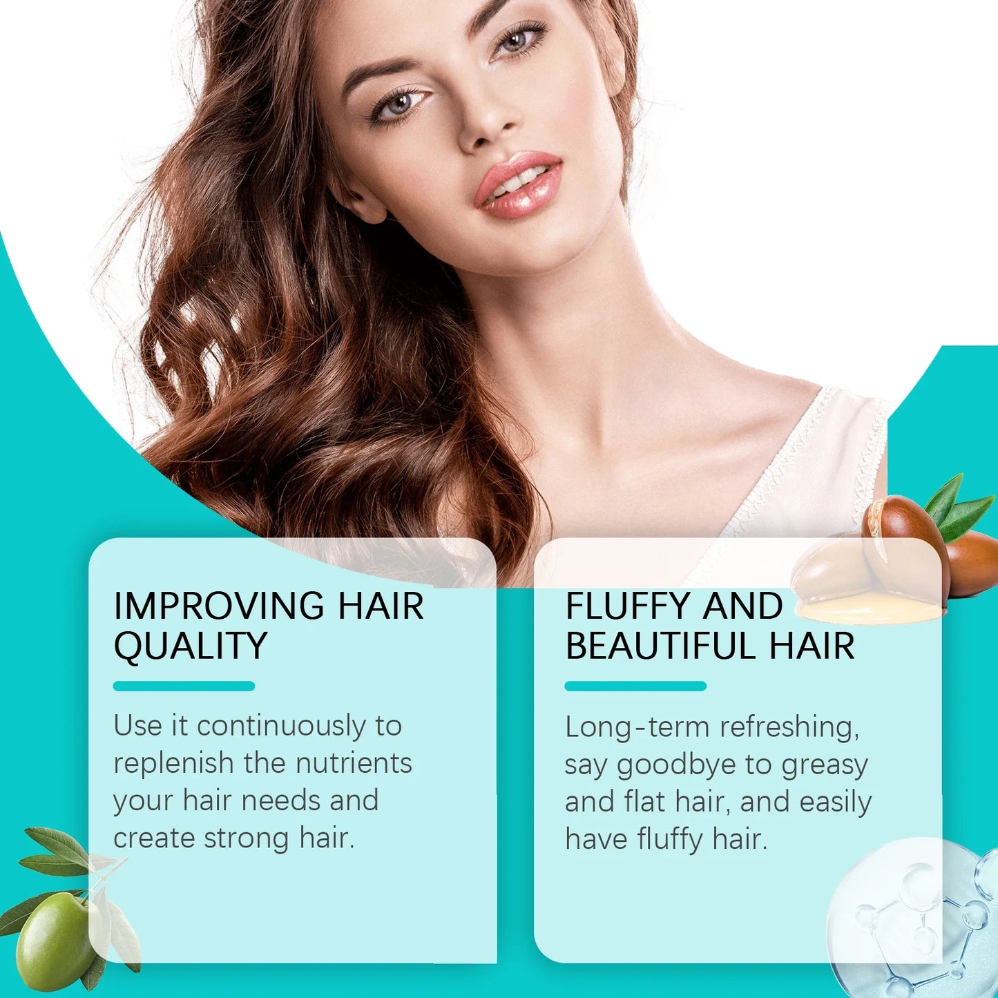 Eelhoe Moroccan Oil Hair Mask – Frizz Control & Deep Moisture