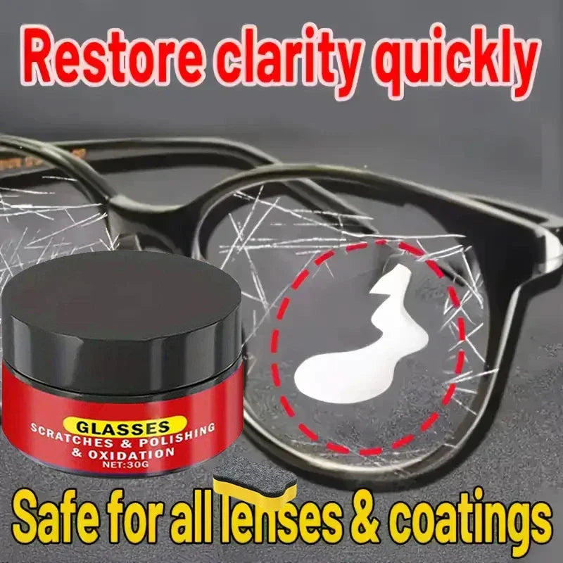 Multi-Purpose Glass & Lens Scratch Repair Kit, Multi-Function Polish & Refinishing Agent, Restores Clarity & Smooth Finish Peaceful Pleasures Health and Wellness