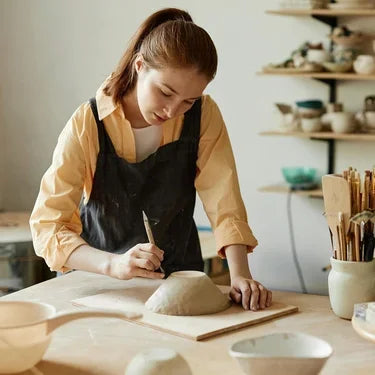 4 Sizes Wood Clay Plaster Molds with Handles – Professional Slump Press Tools for Ceramics & Pottery DIY Bowls/Plates Peaceful Pleasures Health and Wellness