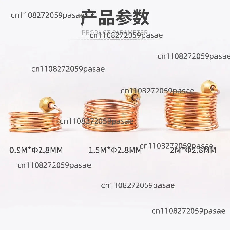 Copper Refrigerator Capillary Assembly with Nut | Refrigeration Pipeline
