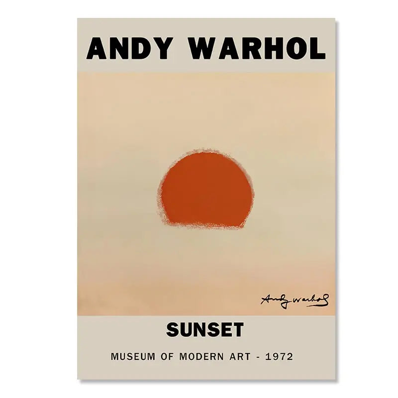 Art Matisse Mark Rothko Posters and Prints Flower Market Canvas Painting Mural Decoration Abstract Yayoi Kusama Orange Wall Peaceful Pleasures Health and Wellness T80633-11 20x30cm Unframed