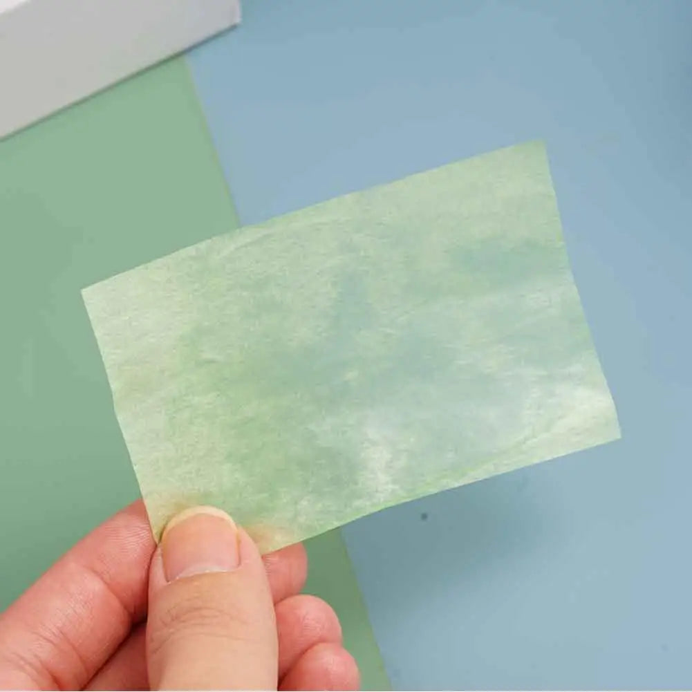 Green Tea Facial Oil Absorbing Sheets 100 Pcs | Blotting Paper