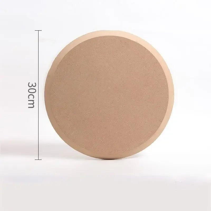 Ceramic Plate Forming Mold Tan Wooden Density Plate Printing Blank Stripping Mud Plate Round Pottery Tools 7.87inch/11.81inch Peaceful Pleasures Health and Wellness 11.81inch
