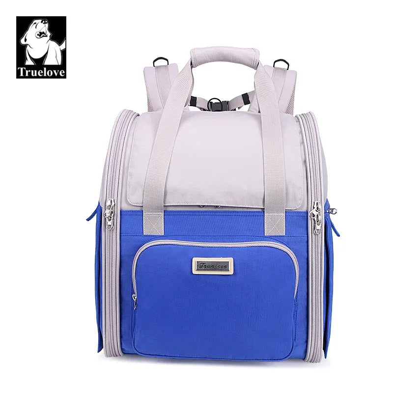 Truelove Multi-Function Foldable Pet Travel Backpack | TLX1971 Peaceful Pleasures Health and Wellness Royal Blue China Mainland