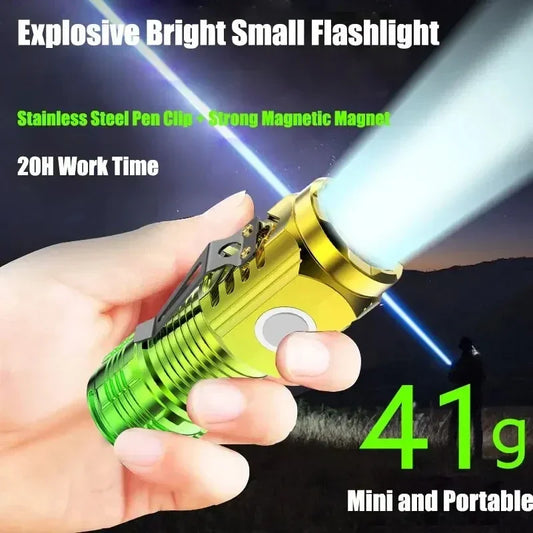 ESMARTER Mini LED Flashlight 1000 Lumen USB Rechargeable Torch LED Flashlight Oasis Select