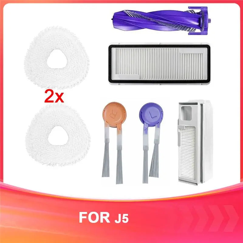 Cloud Whale J5 Robot Vacuum Replacement Accessories Kit