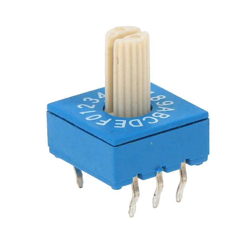 16-Bit Rotary Encoder Switch 0-F 8421C BCD Code with Handle