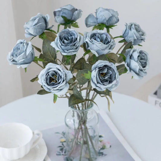 Artificial Silk Rose Bouquet – Wedding & Home Decor Flowers Artificial Silk Flowers Peaceful Pleasures Health and Wellness