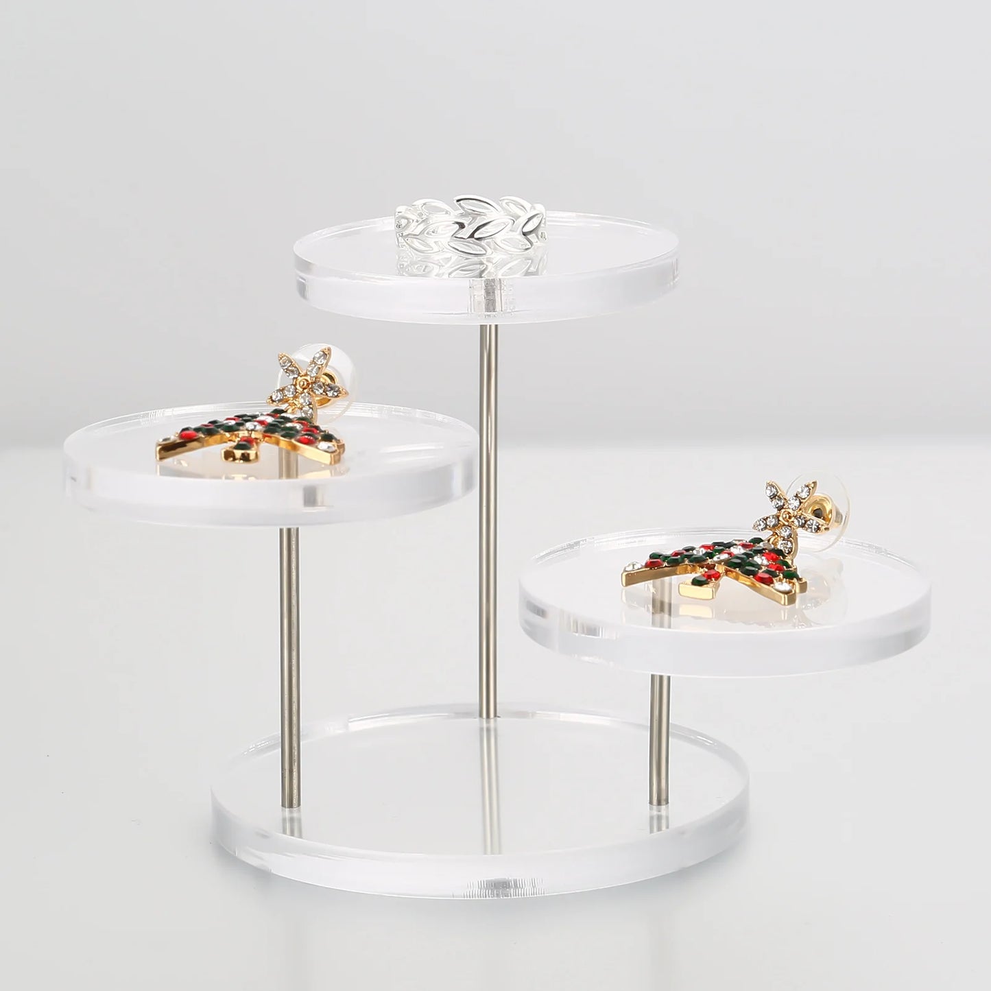 Multi-Layer Cupcake Stands Round Pastry Cake Rack Holder Tray for Baby Shower Wedding Birthday Decoration Cake Stand gass Peaceful Pleasures Health and Wellness