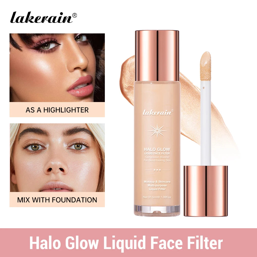 Bronzer Facial Gloss Liquid Highlighter Permanent Setting Contouring Liquid Moisturizes Soothes Long-lasting Effect Face Filter Peaceful Pleasures Health and Wellness
