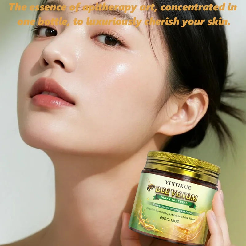 Yuitikue Bee Venom Skin Care Cream, 60g Firming & Smoothing Face & Body Cream, Suitable for All Skin Types Peaceful Pleasures Health and Wellness