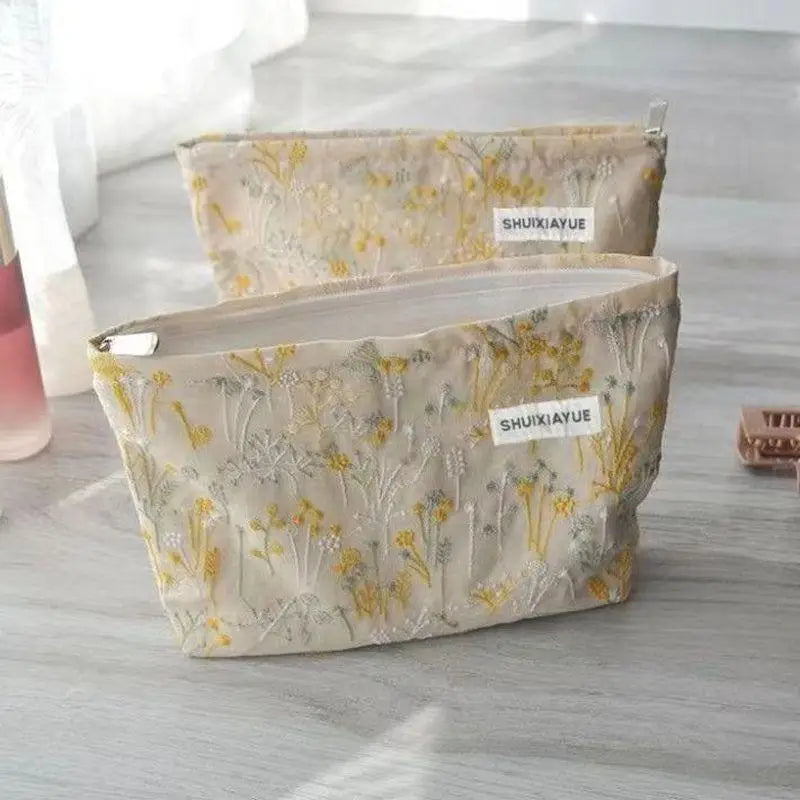 Cosmetic Bags Zipper Opening Key Card Holder Cartoon Student Pencil Case Coin Purse Ladies Hand Portable Storage Bag Peaceful Pleasures Health and Wellness