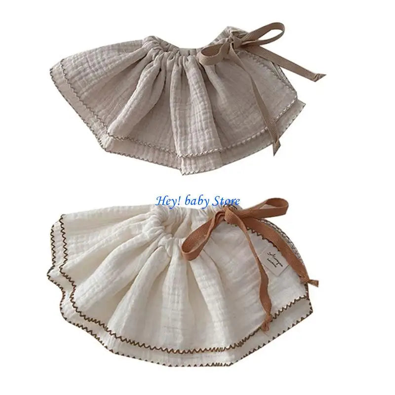 2-Pack Cotton Baby Bibs | Newborn Drool & Burp Cloths