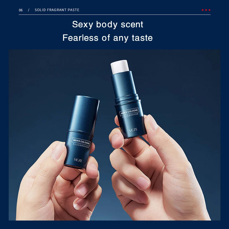 Fanzhen Men's Solid Cologne Stick – Alcohol-Free Fresh Scent