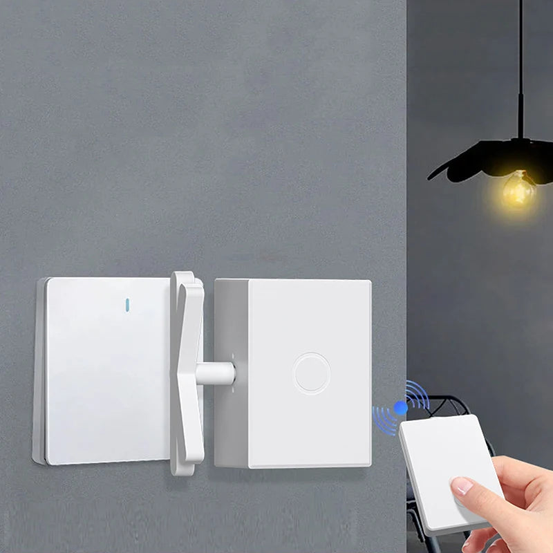 New Wiring-Free Wireless Remote Control Turn Off/on Tool Automatic Button Pusher Lazy Remote Control Light Off Switchs Button Peaceful Pleasures Health and Wellness