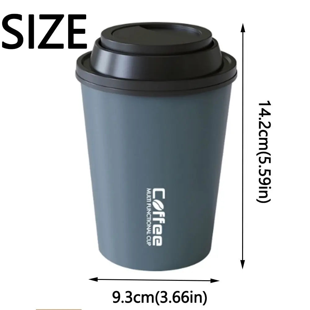 7 in 1 Children's Stationery Set Coffee Cup Shape with Fan Children's Creative Stationery Cup Stapler with Lamp Peaceful Pleasures Health and Wellness