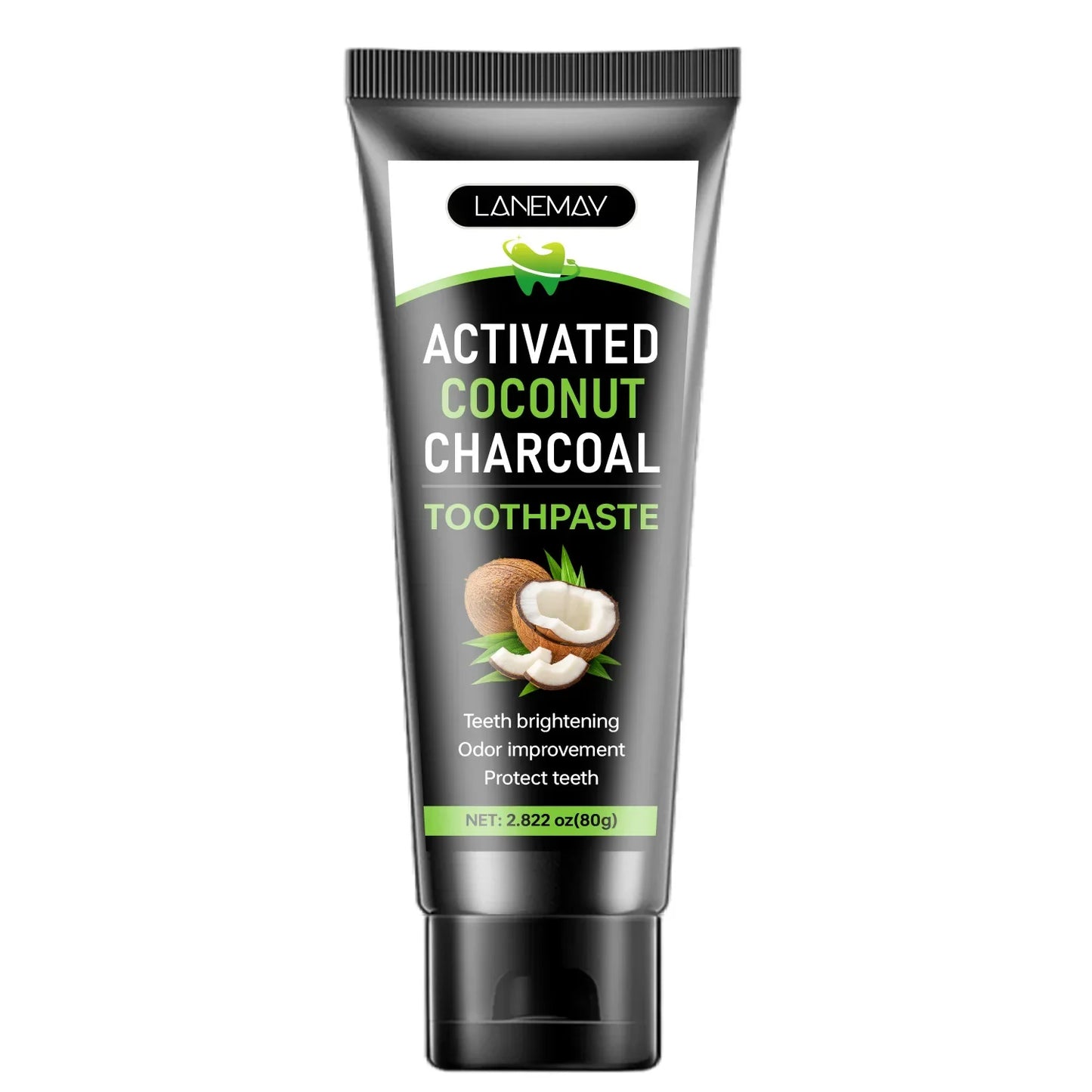 Activated Charcoal Toothpaste – Whitening & Fresh Breath 80g