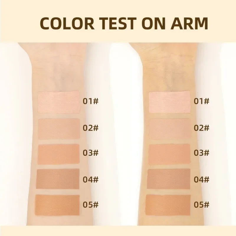 6-Shade Full Coverage Liquid Foundation Concealer BB Cream