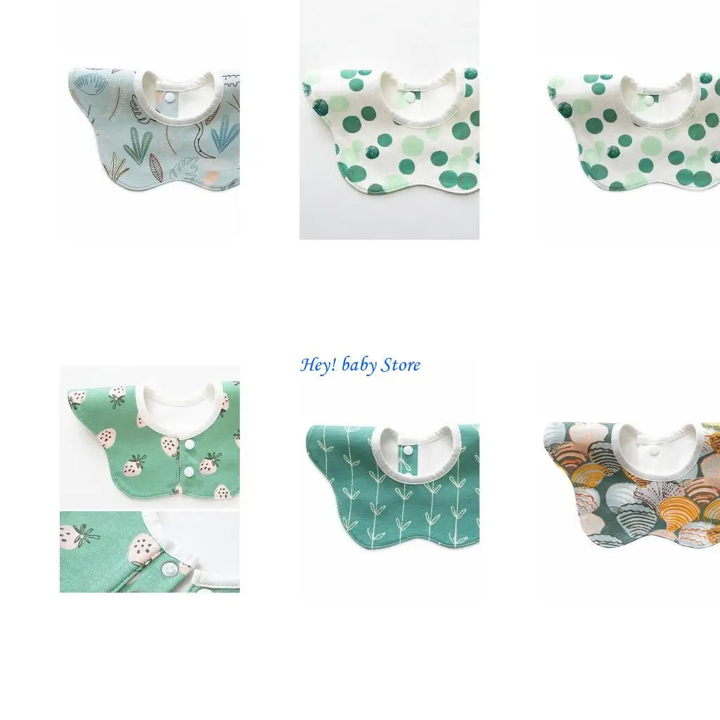 Baby Cotton Bandana Drool Bib | 360° Waterproof Toddler Scarf