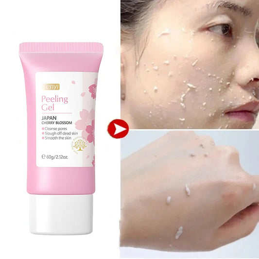 LAIKOU Cherry Blossom Peeling Gel – Exfoliate & Moisturize 60g Facial Peeling Gel Oasis Select 60g