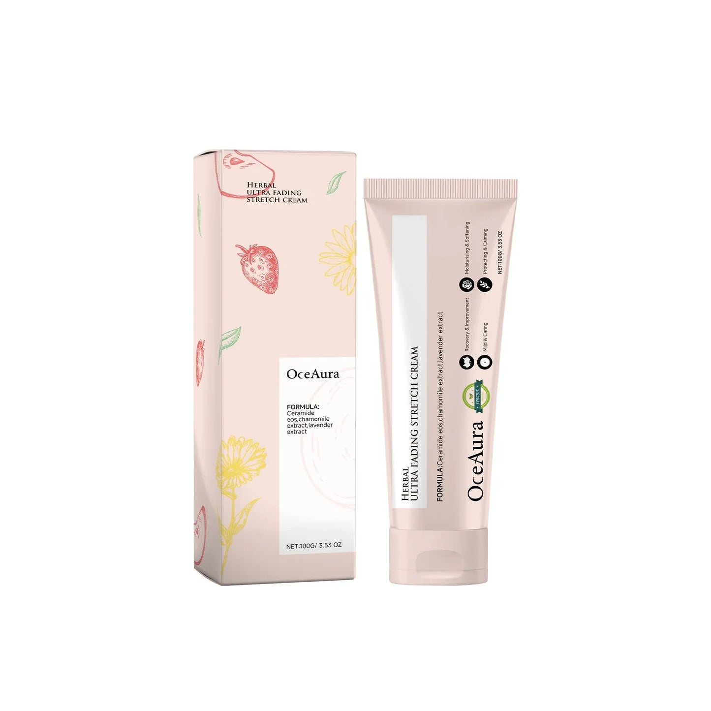 OceAura Stretch Mark Cream – Firming Body Lotion 100g