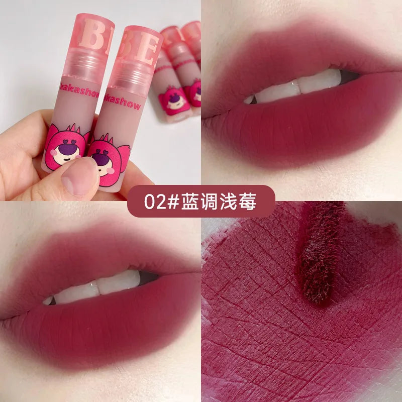 ZYXUAQIR Peach Pink Matte Liquid Lipstick | Velvet Lip Gloss