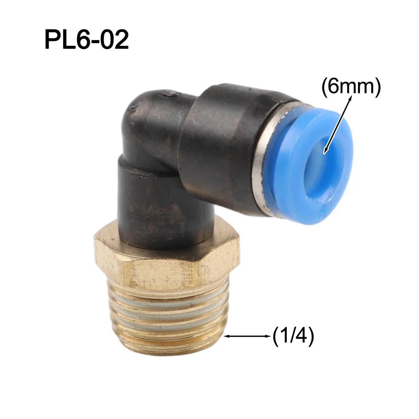 Pneumatic Elbow Quick Connector PL4-16mm Air Hose Fitting