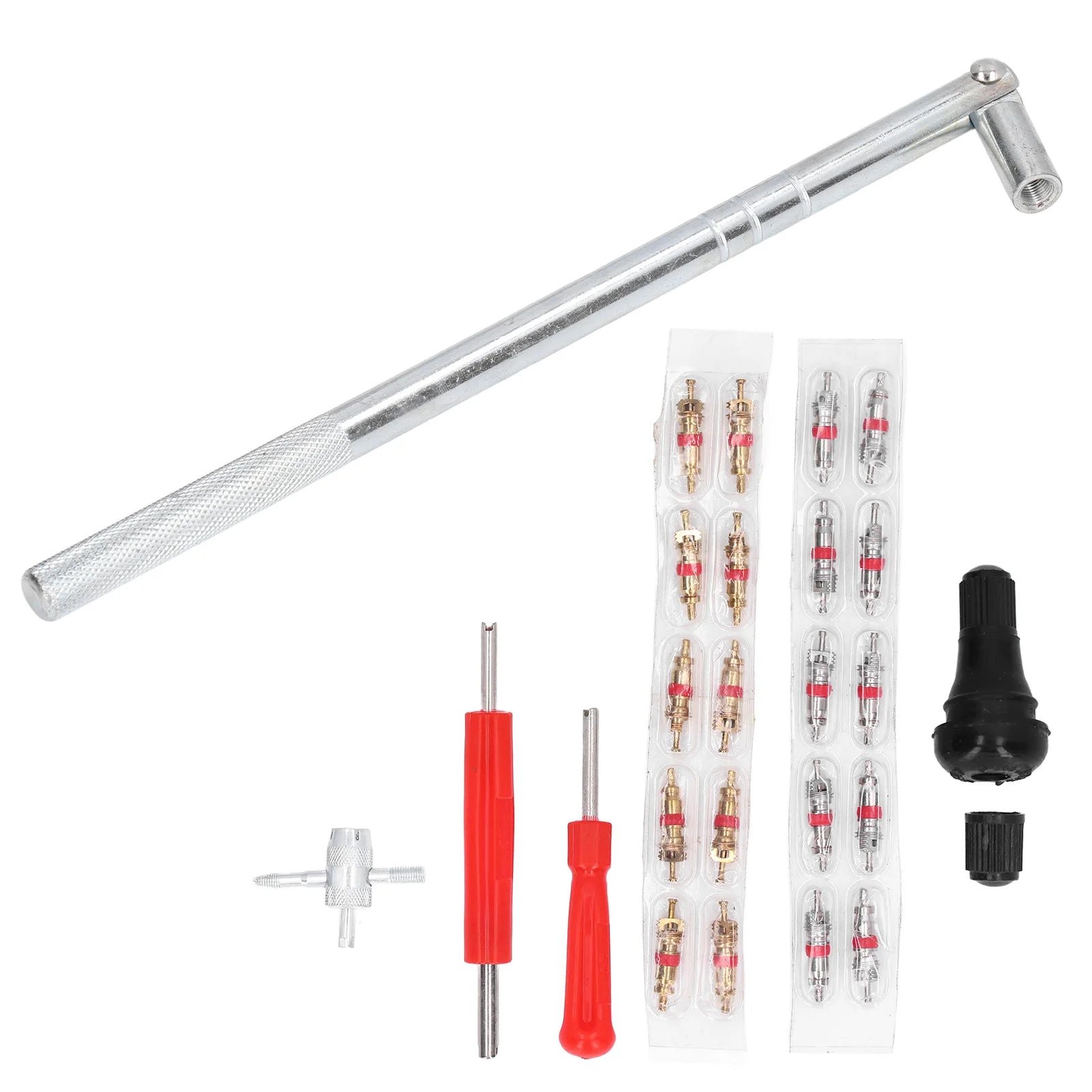 Tire Valve Stem Repair Puller Steel Non Slip Knurled Handle Avoid Damage Tire Valve Stem Installation Tool for Trucks for ATVs Peaceful Pleasures Health and Wellness