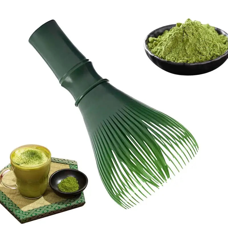 Matcha Green Tea Brushes Traditional Matcha Whisk Reusable Resin Matcha Whisk Chasen Dishwasher Safe Matcha Stirrer Peaceful Pleasures Health and Wellness