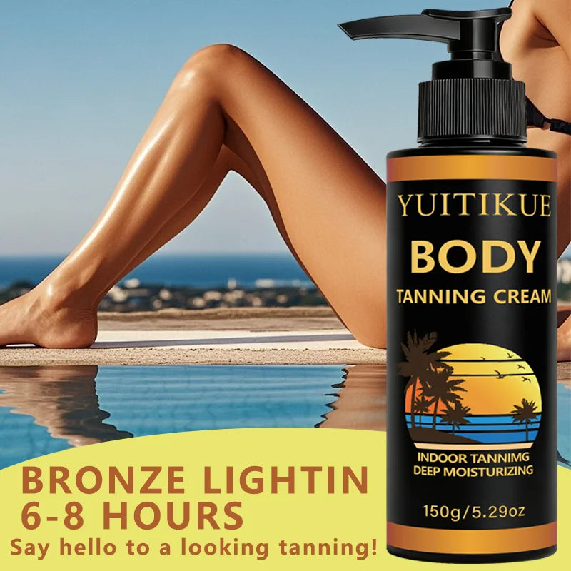 YUITIKUE Self-Tanning Lotion – Natural Dark Bronzer 150g