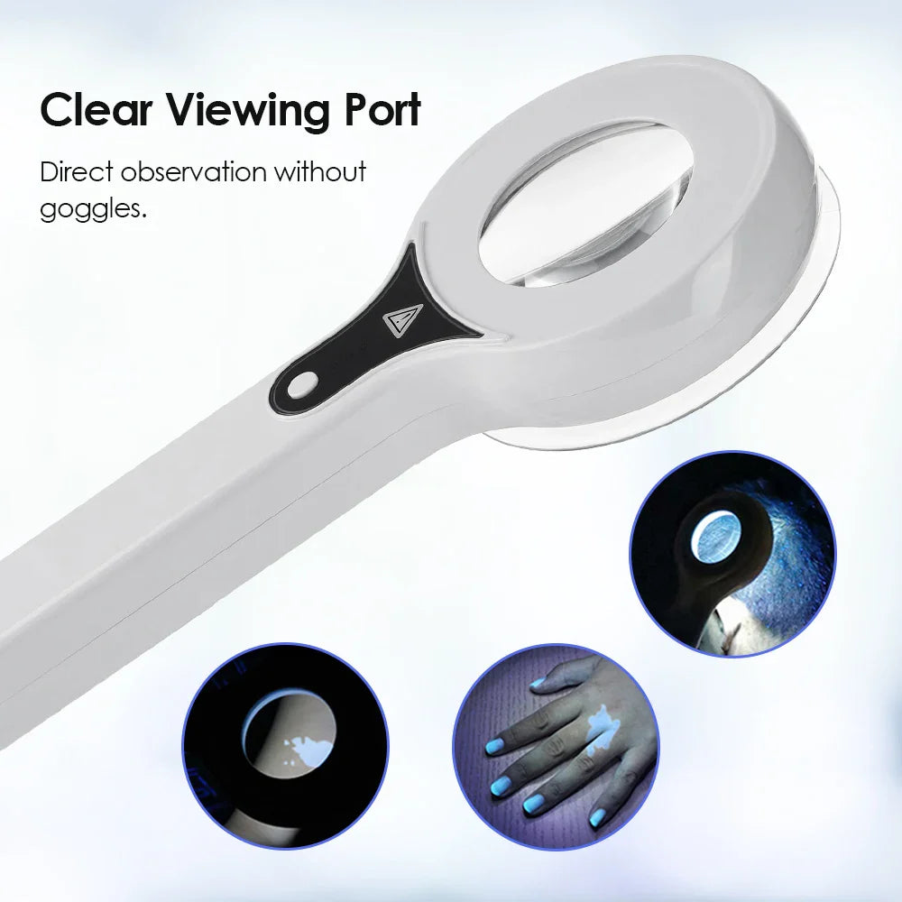 Wood's Lamp UV Skin Analyzer – 3x Magnifying Beauty Tool