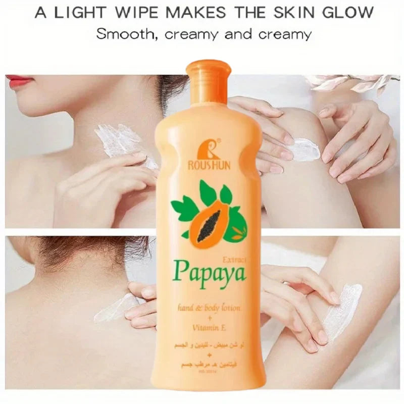 ROUSHUN Papaya Body Lotion – Hydrating & Nourishing Moisturizer