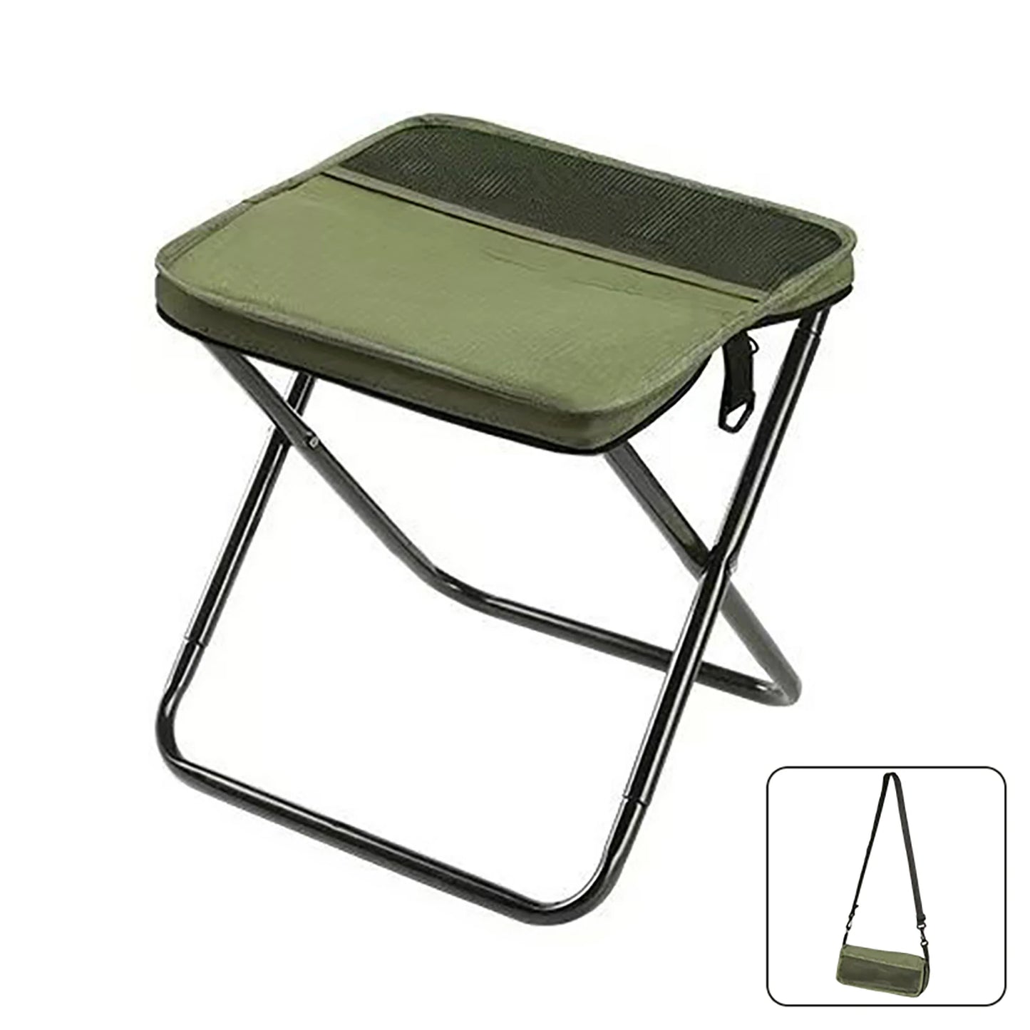 Portable Folding Camping Stool with Carry Bag – Lightweight