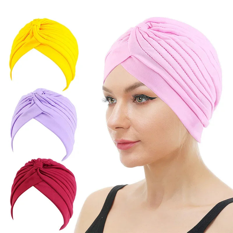 Velvet Turban Head Wrap Scarf for Women – All-Season Headwear Turban Head Wrap Peaceful Pleasures Health and Wellness