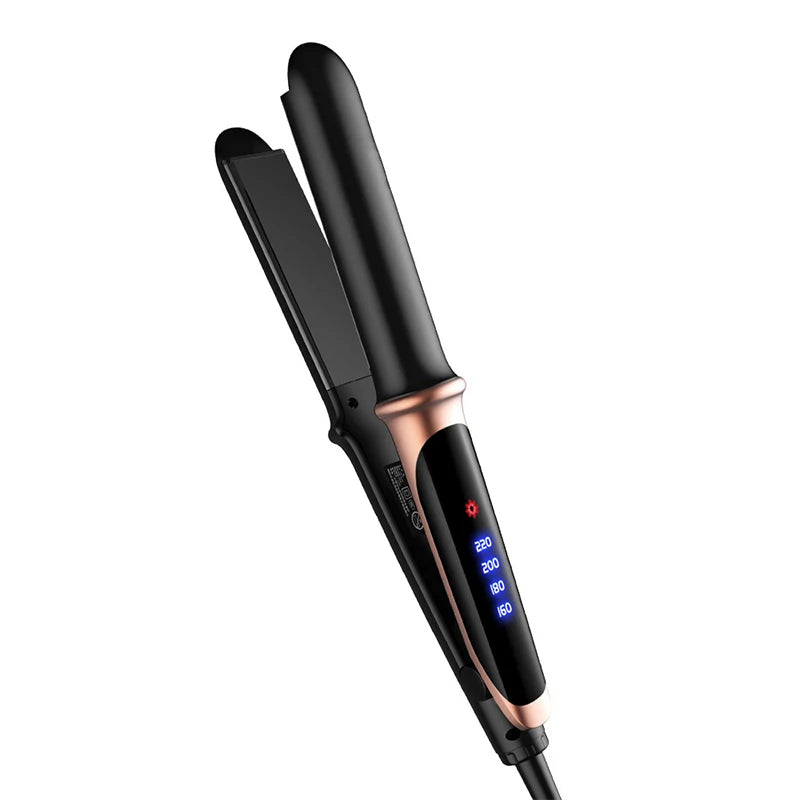 Flat Iron Hair Straightener 2 In 1 Professional Hair Straightener Hair Iron Curling Straightening Irons Peaceful Pleasures Health and Wellness black AU